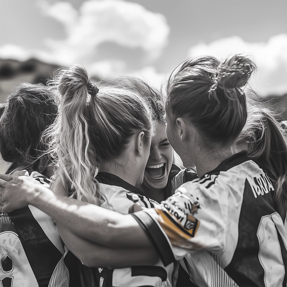 Team celebrating